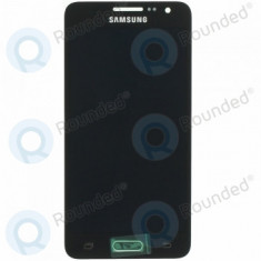 Samsung Galaxy A3 (SM-A300F) Modul display LCD + Digitizer negru GH97-16747B