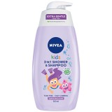 Gel de dus si Sampon Nivea Baby, Fructe de padure, 500 ml
