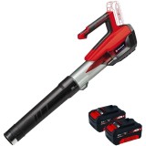 Einhell GE-LB 18/200 Li GK PXC + Twinpack - Suflanta de gradina 670 m3/h + Set 2 acumulatori Li-Ion 18 V 4 Ah