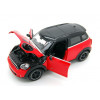 Masina MiniCooper, metalica, scara 1:24, Rosu, Rastar