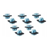 Set 10 clipsuri ornament Hyundai Elantra (Ad), Ioniq 5, Kona, Palisade (Lx2), Santa Fe (Dm), Santa Fe (Tm), Tucson (Tl), Tucson; Kia Niro, Rio, Soren