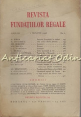 Revista Fundatiilor Regale - Anul III, Nr.: 8/1936 foto