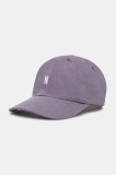 Norse Projects șapcă de baseball din bumbac Twill Sports Cap culoarea violet, cu imprimeu, N80.0001.6018