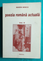 Marin Mincu ? Poezia romana actuala de la Adela Greceanu la Leonid Dimov foto