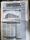 1990 Ziarul UNIVERSUL -Revista romanilor de pretutindeni Nr.132 /octombrie