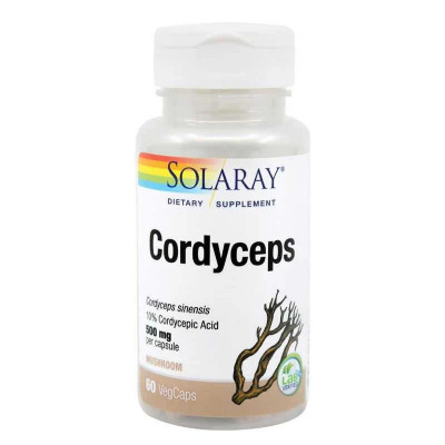 Cordyceps Se 500mg Nature&amp;#039;s Way Secom 60cps foto