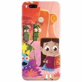 Husa silicon pentru Xiaomi Mi A1, Children Kids Robots Illustration Colorful K