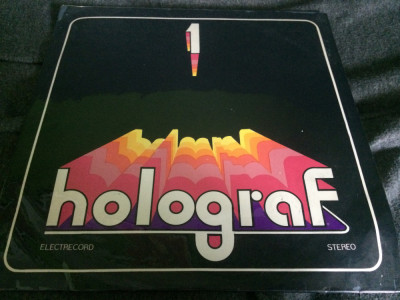 Holograf 1 album 1983 muzica hard rock disc vinyl lp electrecord STEDE 02379 VG+ foto