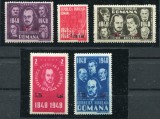 1952 , Lp 299 , Revolutia de la 1848 , serie cu supratipar - MVLH