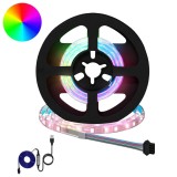 vidaXL Bandă LED 2 pcs Negru și transparent 400 mm Cupru și Plastic 3429094