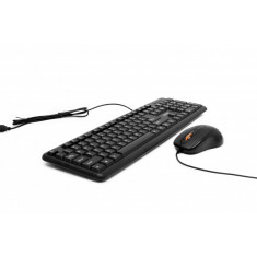 Kit Tastatura + Mouse SPACER SPKB-S6201, layout: US, USB, Negru