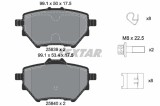 Set placute frana TEXTAR 2583901