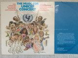 Music For UNICEF Concert disc vinyl lp selectii muzica disco funk pop rock VG+, Polydor
