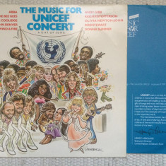 Music For UNICEF Concert disc vinyl lp selectii muzica disco funk pop rock VG+