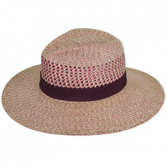 Palarie Betmar Blanchet Fedora Auburn Sand - Cod 9226435938