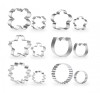 Set 12 forme decupatoare, pentru biscuiti, 5.5 cm, 381COF