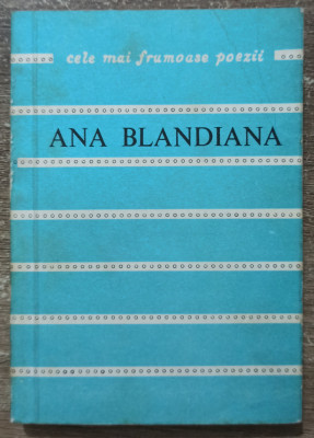 Poeme - Ana Blandiana// 1978, colectia Cele mai frumoase poezii foto