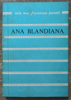 Poeme - Ana Blandiana// 1978, colectia Cele mai frumoase poezii foto