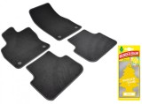 Covorase auto din mocheta Umbrella pentru Volkswagen Tiguan II (2016-prezent) + Odorizant Auto Bradut Wunder-Baum Zitrone (Lamaie)