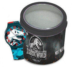 Ceas Junior JURASSIC WORLD &amp;amp;#226;?? Tin Box 570703 foto