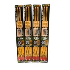 Carlige Legate Fox Edges Armapoint Curve Short Rigs 25lb Green Nr 4 2buc foto