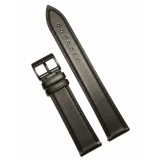 Cumpara ieftin Curea Ceas Piele Natural? WZ5430 &ndash; Model XXL Negru Mat cu Cataram? Neagra