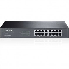 SWITCH TP-LINK 16 porturi Gigabit carcasa metalica rackabil &amp;amp;quot;TL-SG1016D&amp;amp;quot; (include timbru verde 1.5 lei) foto