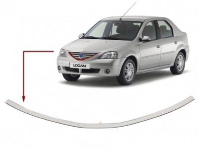 Ornament inferior grila Dacia Logan I 2004-2008 cromat 12214 6001546862 / 6001548763 foto