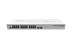 Management Switch 24 x Gigabit, 2 x SFP+, 1U - Mikrotik CRS326-24G-2S+RM