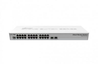 Management Switch 24 x Gigabit, 2 x SFP+, 1U - Mikrotik CRS326-24G-2S+RM foto