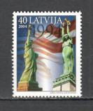 Letonia.2004 10 ani vizita presedintelui Clinton GL.96, Nestampilat