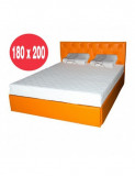 Set saltea Mercur Comfort Flex Plus 180x200 plus 2 perne ortopedice memory SB 52x32 cm, Din Poliuretan