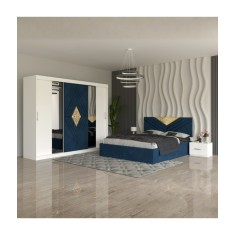 Dormitor Imperial Albastru 140x200cm