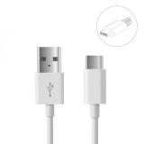 Cablu Date si Incarcare USB - USB Type-C OEM, 1m, alb