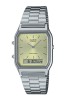 Ceas Dama Casio Vintage Edgy AQ-230A-9AMQYES, Hibrid, Inox, Rezistent Apa