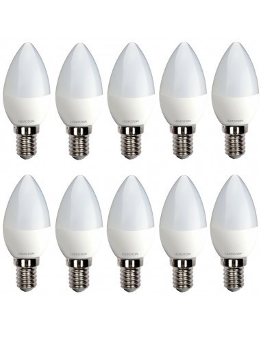 Set 10 Becuri cu led 4W E14 Lumina calda LF 3042