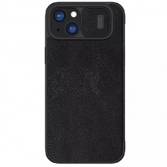 Husa pentru iPhone 15 Plus - Nillkin QIN Leather Case - Black