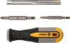 Surubelnita VOREL cu Capete Duble, 4 buc, Otel CrV6150, Drept/Phillips/HEX, Ateliere Auto, Constructii, Bricolaj