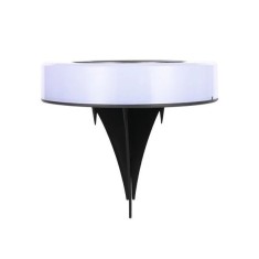 Lampa solara LED, sub forma de cerc, pentru gazon sau gradina, Rezistenta la apa, Flippy, Multicolor foto