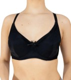 Cumpara ieftin Sutien Clasic Luan Negru 75C cu Armătură și Cupe Subțiri. Microfibră Poliamidă/Elastan. Suport și Confort Zilnic