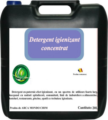 Detergent cu efect igienizant concentrat Arca Lux, Bidon 20L foto