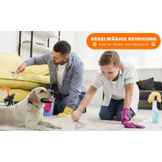 Set de perie si pieptene pentru parul animalelor Yomersiah, silicon/metal/lemn, argintiu/natur/gri