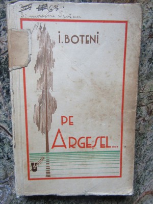 I. Boteni , Pe Argesel ... , 1933 foto