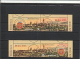 ROMANIA 2016 LP 2112 b ZIUA MARCII POSTALE SIBIU 825 DE ANI DE ATESTARE DOCUMENTARA SERIE CU VINIETA NESTAMPILATA, Nestampilat
