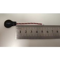 Baterie bios Laptop, CR1616, 1HT55, 3V, 220mAh, CDA 61, 5.5cm, rosu si negru, conector JST SHR-02V-S-B, 1,0 mm, 2 pini
