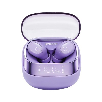 Casti Bluetooth 5.3, True Wireless, Digital Display, IP54 -JoyRoom (JR-DB2) - Purple foto