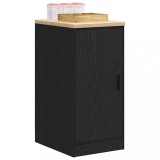 VidaXL Dulap depozitare garaj negru 40x51x85 cm lemn masiv de pin