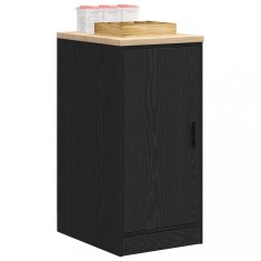 vidaXL Dulap depozitare garaj negru 40x51x85 cm lemn masiv de pin 860563