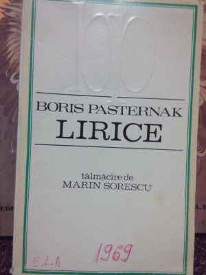 Boris Pasternak - Lirice (1969) foto