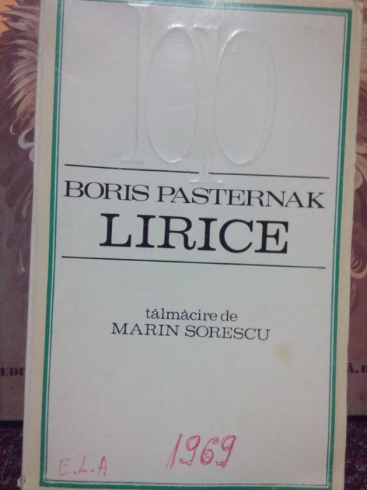 Boris Pasternak - Lirice (1969)